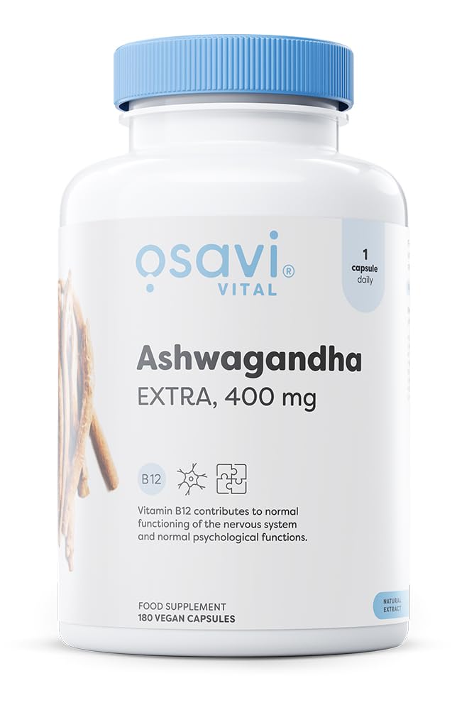 Osavi Ashwagandha Extra, 400Mg - 180 Vegan Caps