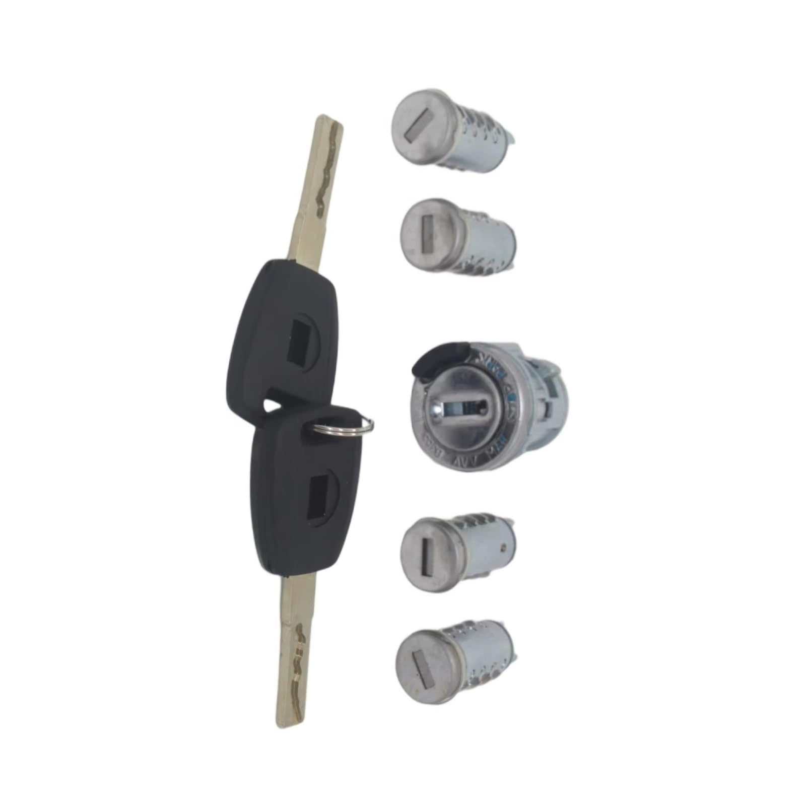 Cilindro Llave Encendido Compatible con Fiat para Doblo para Cargo para Punto interruptor de encendido puerta cerradura de maletero cilindro cilindro cuchilla llaves SIP22 AL162