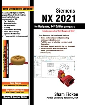 Paperback Siemens NX 2021 for Designers, 14th Edition Book