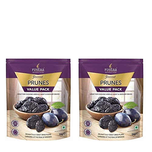 Image of rostaa Cash and Carry Prunes (1 Kg) -Pack of 2