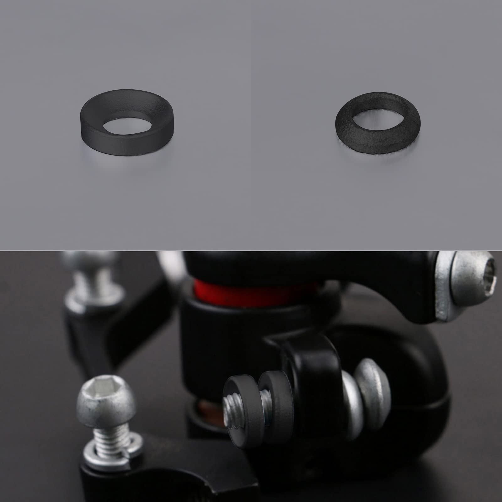 GMBYLBY Cycling Bike Brake Spacer Disc Sheet Disc Brake Conversion Rear Disc Brake Conversion Disc Brake Repair Tools Protector