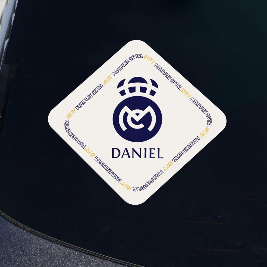 Wanapix | Custom Car Sticker | Rhombus 15x15cm | Mdrd Heart