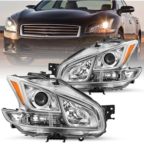 JSBOYAT Halogen Headlight Assembly for Nissan Maxima Cover