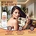 Moroccan Argan Oil Heat Protectant Spray for Hair - Leave In Thermal Guard against Flat Iron, Straightener and Blow Dry Damage - Hydrating Anti Frizz Control for Straight, Black and Curly Locks