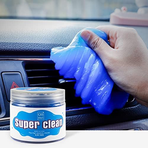 Magshion Car Cleaning Gel Dust Cleaning Gel For Car Vent, Auto Detailing Tools Home Office Detailing Jelly Keyboard Cleaner For Dust And Debris Removal (Yellow