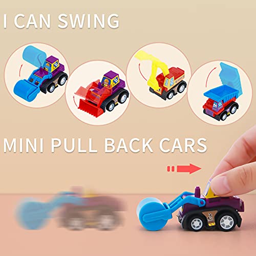 Lorfancy 48 Pcs Construction Party Favors Kids Toddler Construction Trucks Toys Stickers Hats Goodie Bag Vehicles Toy Birthday Party Supplies Decorations For 3 4 5 6 7 8 Boys And Girls #TOP2