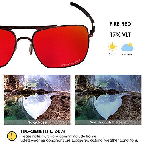 Image of BLAZERBUCK Anti-salt Polarized Replacement Lenses & Nose Piece for Oakley Deviation OO4061 Sunglass