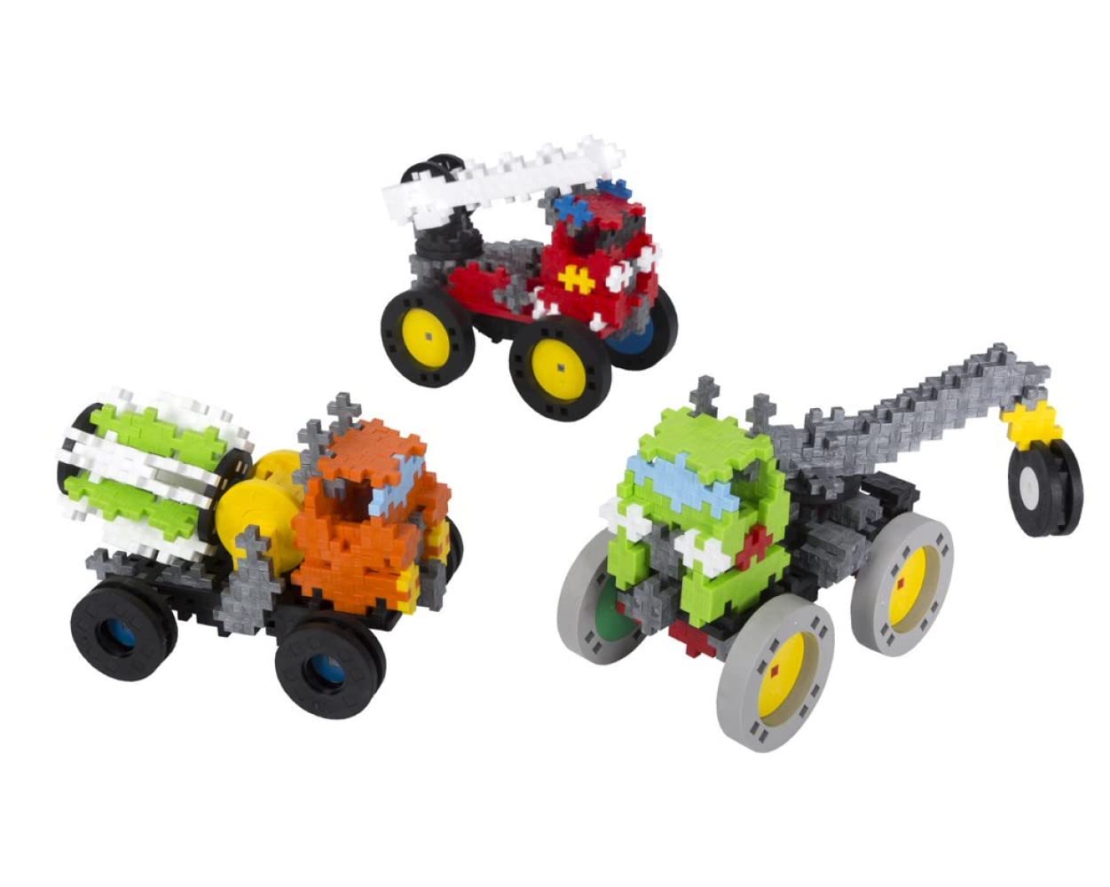 Plus-Plus 9607016 Kreativ-Bausteine, Learn to Build Fahrzeuge-Set, Konstruktionsspielzeug, PlusPlus Go, 800 Teile, Basic