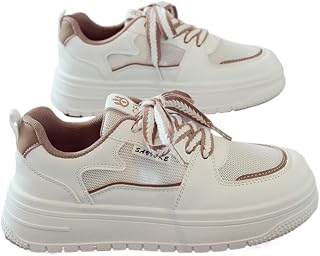 GVSPEFE 2026 mesh Splicing Thick-Soled Casual Little White Shoes Breathable Muffin baseplate Shoes Women
