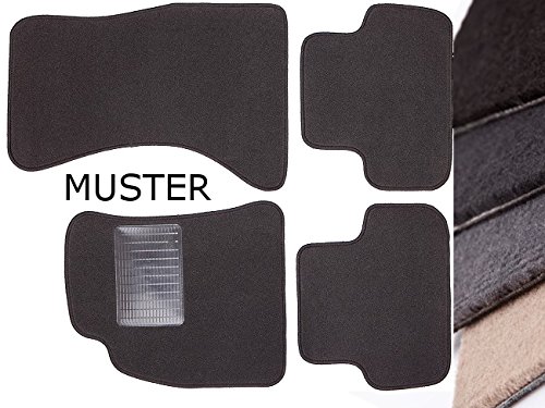 Felpudos para Mercedes ML 163 97  05 terciopelo Auto Alfombras Alfombrillas Moto Lux