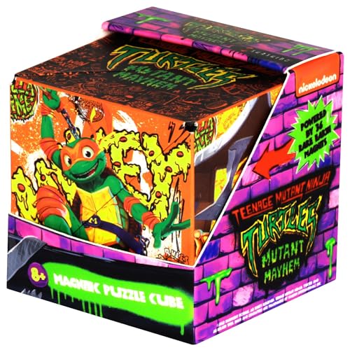 Image of Shashibo Teenage Mutant Ninja Turtles Magnetic Puzzle Cube, Fidget Toy