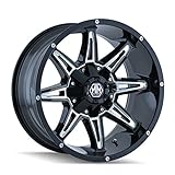 Mayhem Rampage 8090 Black Wheel with Milled Spokes (20x10'/8x180mm)