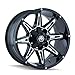 Mayhem Rampage 8090 Black Wheel with Milled Spokes (22x9.5"/12x139.7mm)
