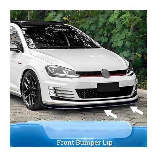 Spoiler avant Golf 7 MK7 diffuseur bas pour masquer et protéger tuning