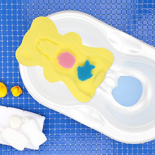Alfombrilla de baño infantil antideslizante SOIMISS con soporte contorneado para recién nacidos 5