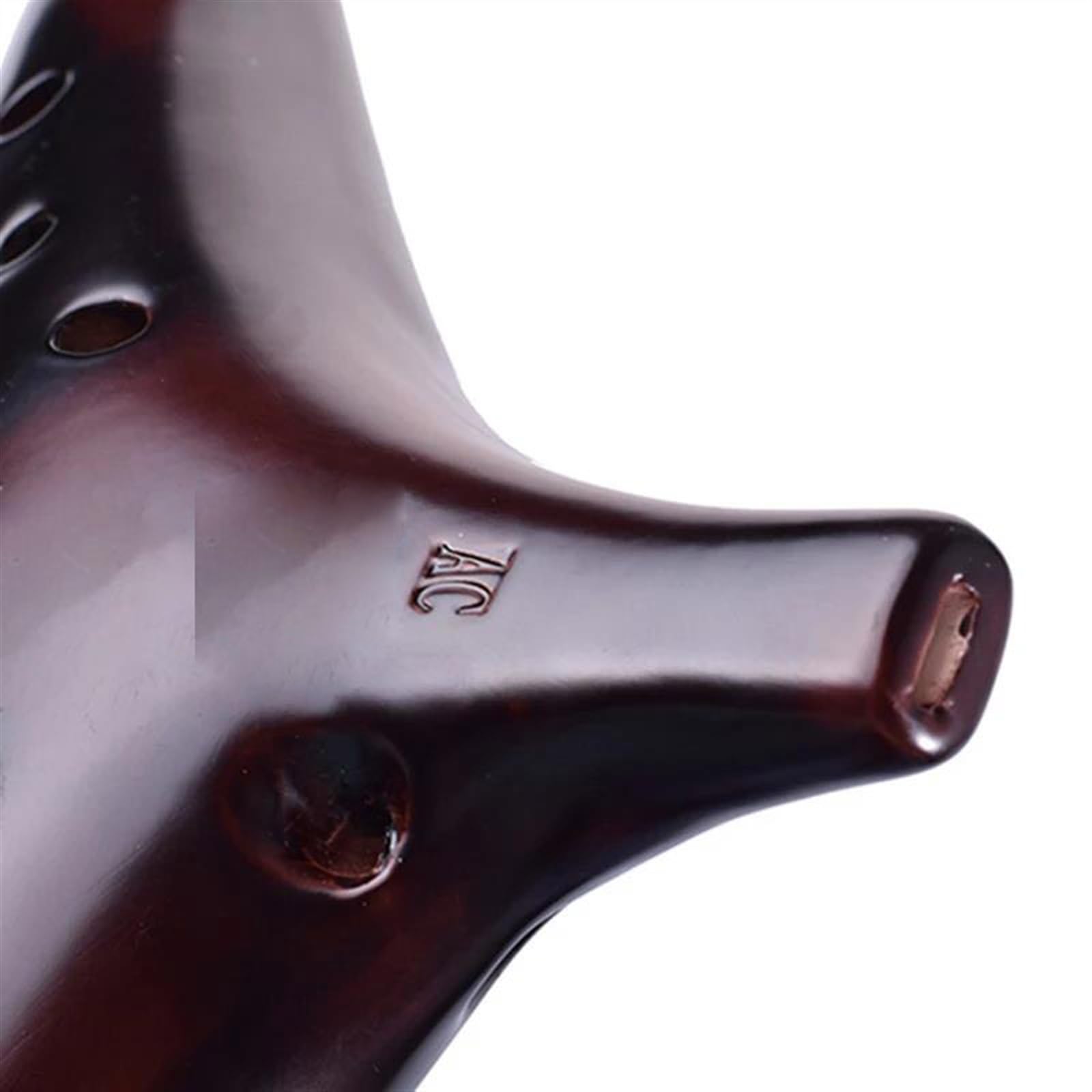 professionelle Leistung Okarina 12-Loch-Okarina, Alt-C-Taste AC-Keramik Okarina Des Zeitinstruments Professionelle Okarinas Mit Tasche