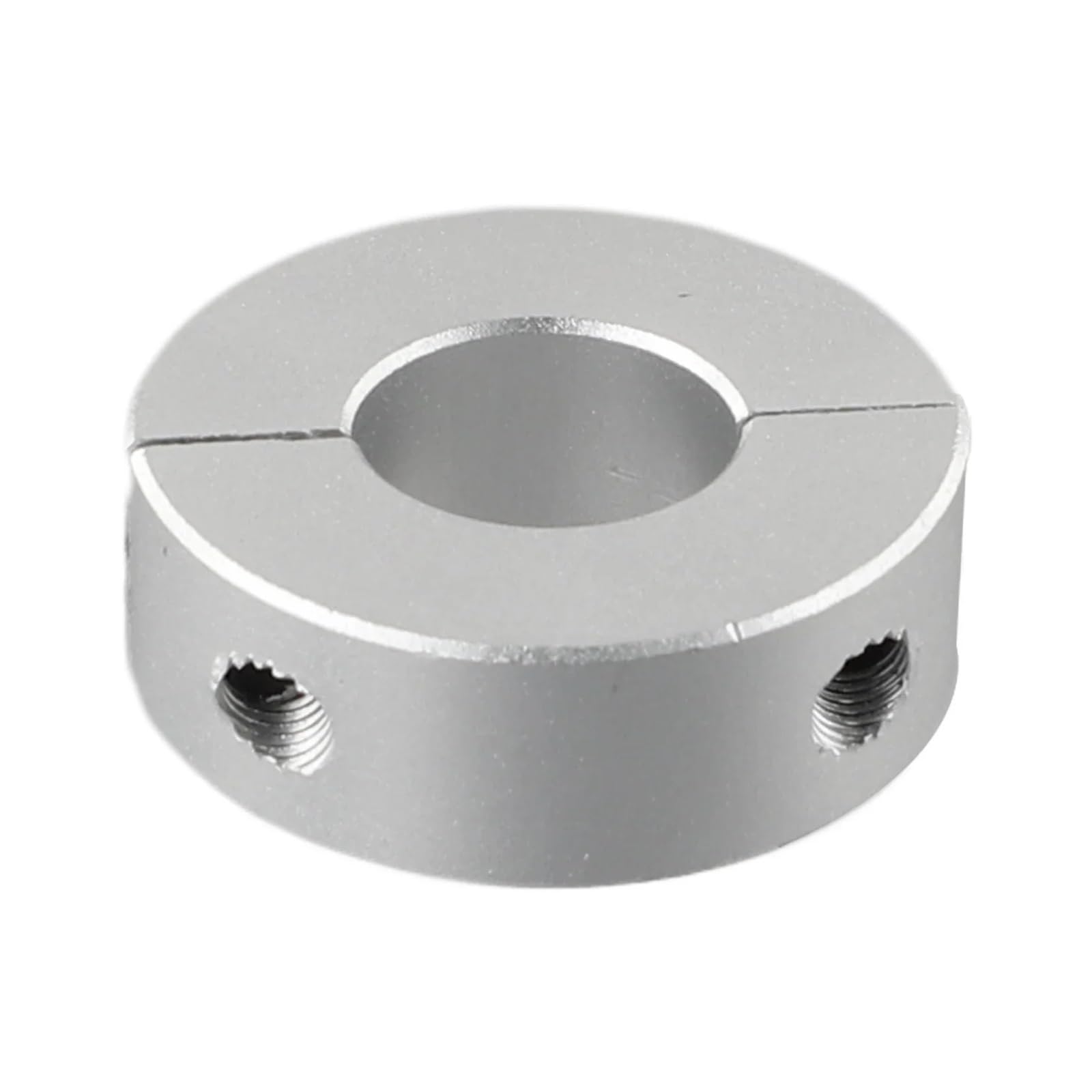 Collar de abrazadera de anillos fijos de aleación de aluminio, Collar de eje dividido doble for 13mm-30mm, duradero, 1 Uds.(30mm)