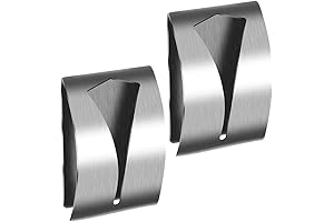 Towel Rack Hooks: Self-Adhesive, Stainless Steel Rust-Resistant Storage Solution