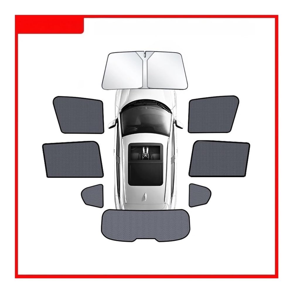 Protección Solar para Ventana De Coche, Cortina Magnética