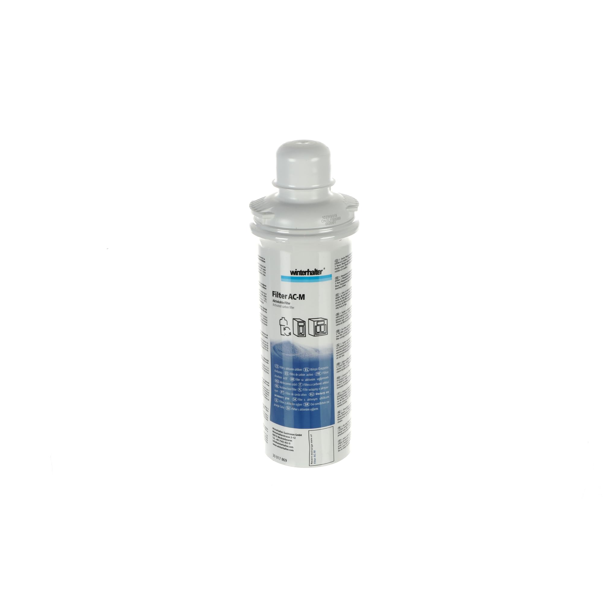 Winterhalter Aktivkohlefilter Filter AC-M Größe 30017869 30011726 Umkehrosmosefilter für UC-Spülmaschinen und AT Excellence Wasseraufbereitung – für professionelle Gastronomie