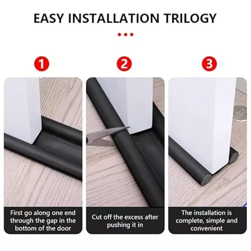 Draught Excluder for Doors, 94 cmx8cm Door Seal