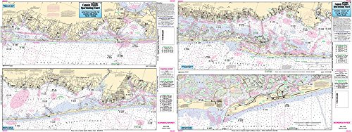 Inshore South Coast of Long Island, NY - Laminated Nautical Navigation & Fishing Chart by Captain Segull's Nautical Sportfishing Charts | Chart # SLI107