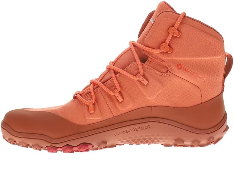 Vivobarefoot Mens Tracker Textile All Terrain Round Toe Hiking Hiking Sneakers Shoes - Orange - Size 41 M