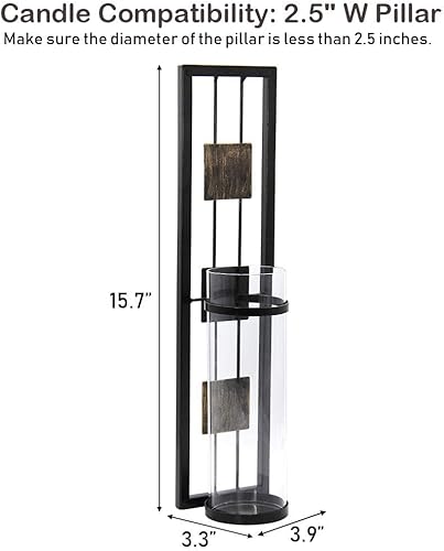 Miniatura 2 de Candelabro de pared de metal, decoración de pared para sala de estar, baño, comedor, juego de 2