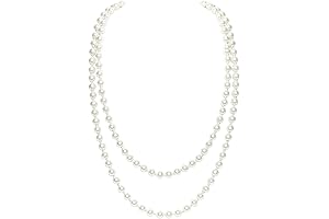 1920s Gatsby Pearl Necklace for Women