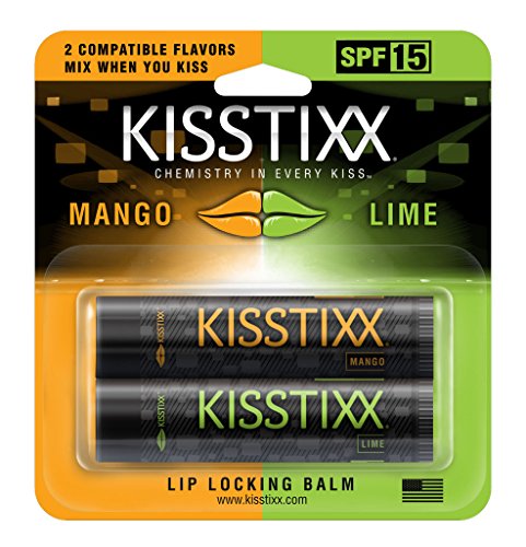 Kisstixx Mango & Lime SPF 15 Lip Balms, 2 Count