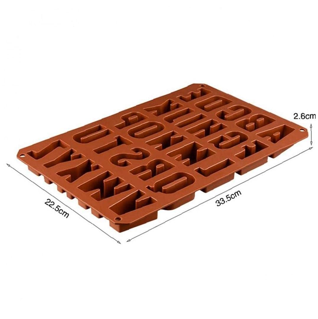 Alphabet Letters Chocolate Silicone Mould Cake Mold Candy Fondant Molds Baking Accessories Kitchen Baking Mould
