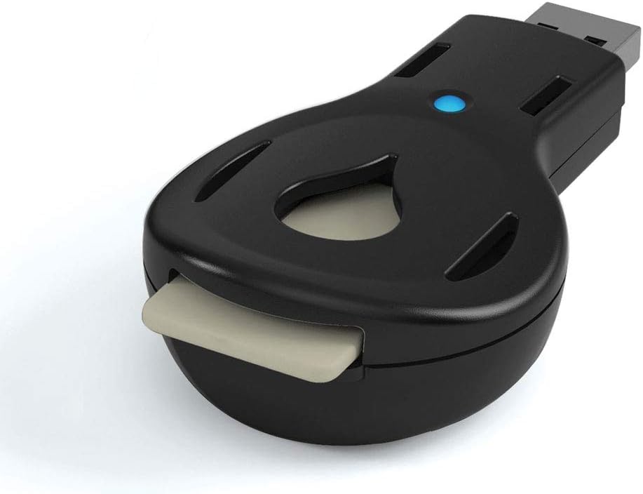 Aromahouse Aromakey USB Aromatherapy Diffuser with 5 Unscented Refill Pads for Bedroom - Bathroom - Kitchen - Home - Office - Car - Travel (Black)