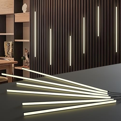 NeatiEase LED Recessed Lighting Kit for Wood Slat Wall Panel,