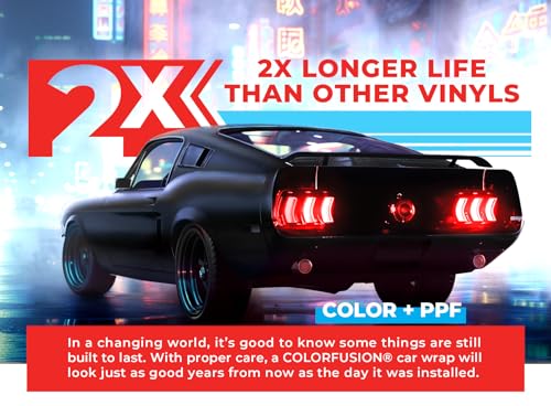 Image of ColorFusion PPF by VViViD, Matte Stealth Cosmic Blue Dry Apply PPF Vinyl Car Wrap Roll 60ft x 5ft