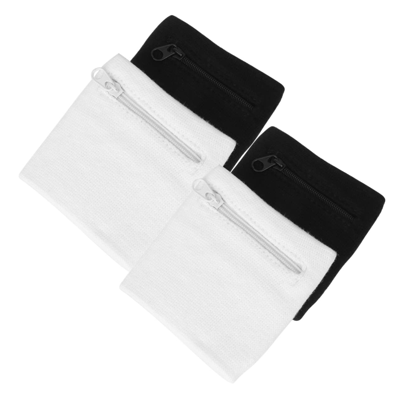 INOOMP 20piezas Muñequera Deportiva y Bolsillo para Claves para Correr Ciclismo y Ejercicio Material Transpirable y Elástico para Hombres y Mujeres