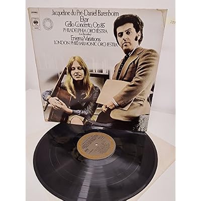 Elgar, Jacqueline Du Pr&eacute;, Daniel Barenboim, Philadelphia Orchestra, London Philharmonic Orchestra ?&ndash; Cello Concerto, Op. 85 / Enigma" Variations, 76529, 12" LP