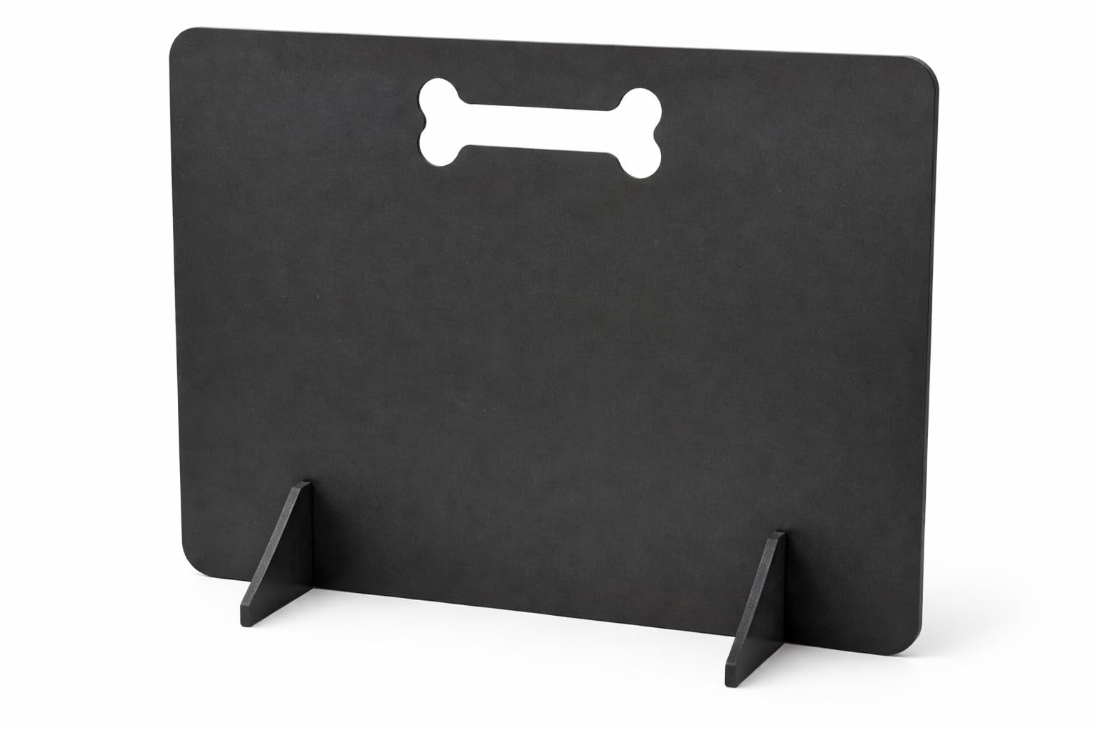 Black Dog Stopper Gate Freestanding Wooden Pet Barrier – No Drill Indoor Dog Gate for Stairs, Hallways & Doorways | Portable Foldable Puppy Safety Fence Lightweight (80cm (H) x 100cm (W))