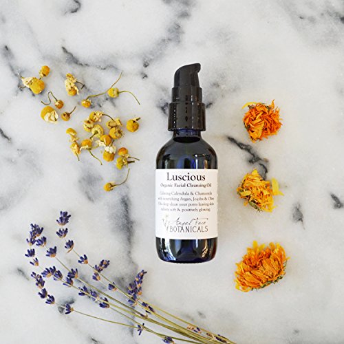 Luscious - Calming Organic Facial Cleansing Oil with Argan Oil 2 Oz