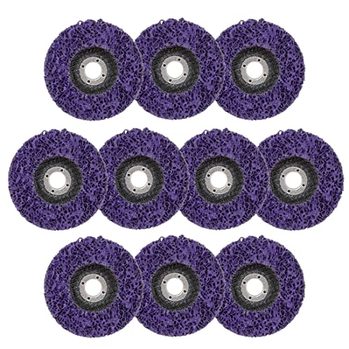 Nakkaa 10 tiras de discos de 4 x 58 pulgadas para amoladora angular, limpiar, quitar el revestimiento de pintura, oxidación y soldadura