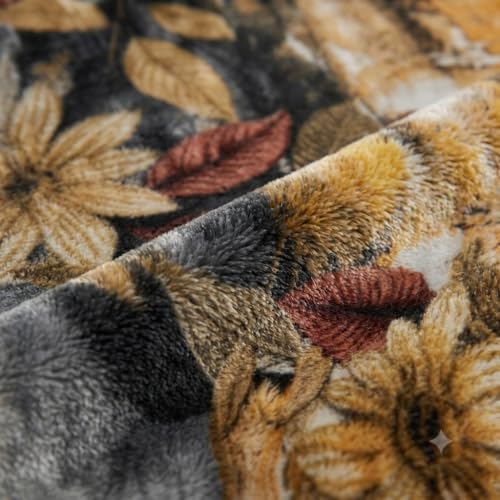 Image of ABRAZO Heavy Winter Blanket 5.5 Kg, 1040 GSM Double Layer Blanket for Double Bed, 220 x 240 cm, Extra Warm Soft & Cozy Winter Blanket, Heavy Winter Comforter Quilt Dohar (Grey)
