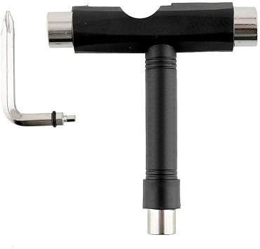 Universal T Shape Wrench Roller Skate Skateboard Longboard Board ATB Tool Allen Multifunction
