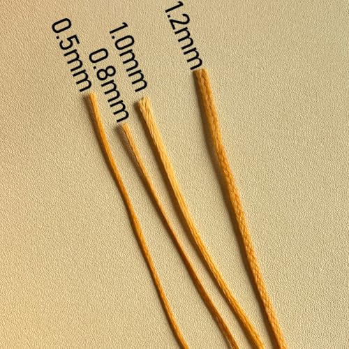 Hilo encerado 1.2 mm para coser cuero, 147 yardas miniatura 3
