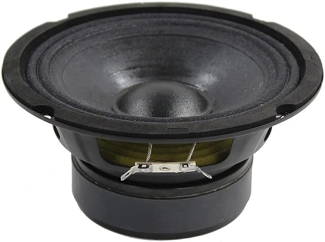 6 Inch Pure Subwoofer Woofer Speaker, 8 Ohm 80W Sound Speaker Bass Loudspeaker For Car Home Audio