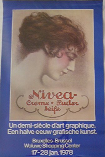 Affiche vintage Nivea 1978 décoration murale rétro format poster 40x60 cm