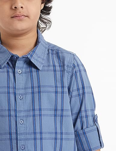 Image of Amazon Brand - Jam & Honey Boys Boys 100% Cotton Printed Full Sleeves Shirt | Age 2-12 Years