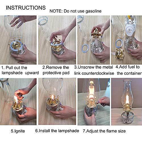 Amanigo Grande lampada a olio per camera