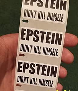 Amazon.com: 100PCS "Epstein Didn't Kill Himself" Stickers Didnt Sticker