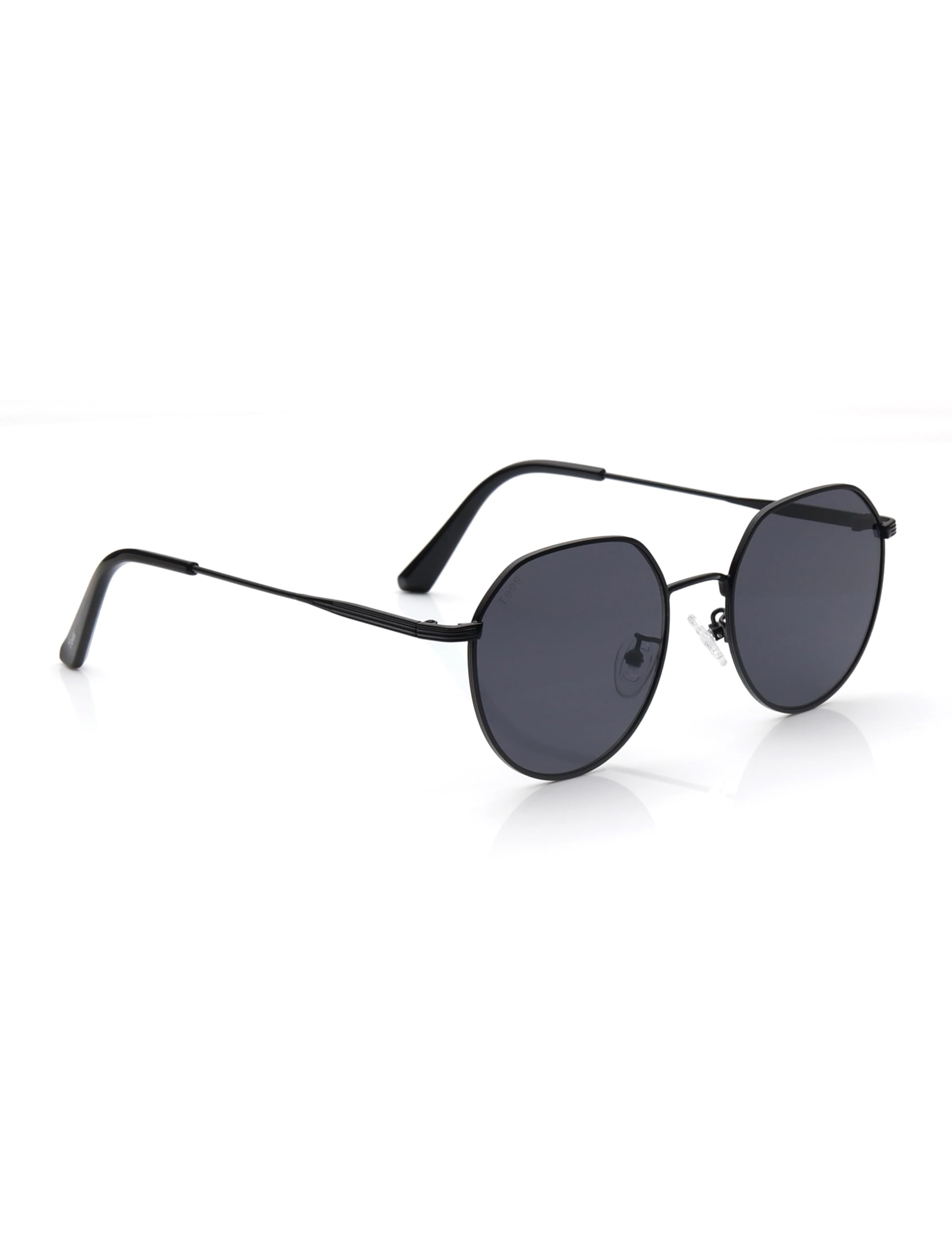 Tees by Fastrack Round Grey Sunglasses for Unisex-image-2