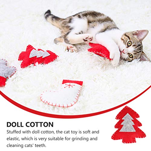 Balacoo – Brinquedo de erva de gato com 4 peças, gatinho criativo, brinquedo de erva do gato, brinqu