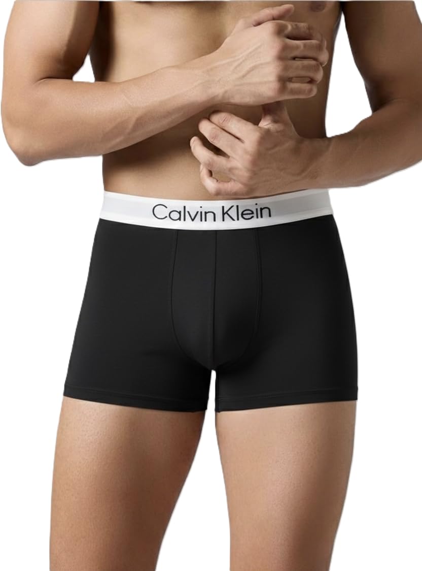 GIIG CK Presents Plain Strechable Cotton Modal Underwear for Men (Black) Pack of 2 Size L, XL, XXL-image-2